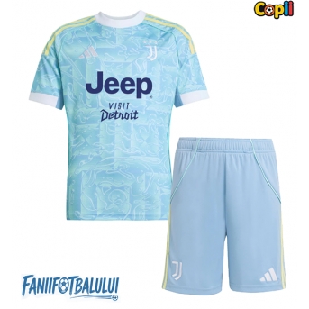 Juventus Echipament de Fotbal Replică 2025-26 Copii Deplasare (+ Șorturi)